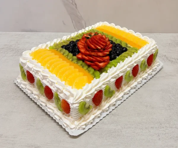 Pastel de Mil Hojas con frutas